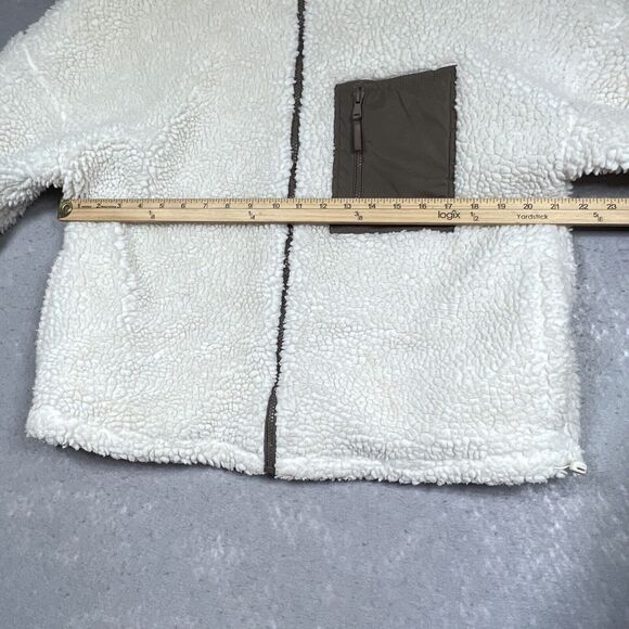 Fabletics Jacket Womens SZ Small Rylan Sherpa Teddy Jacket Full Zip Plush - Picture 8 of 13